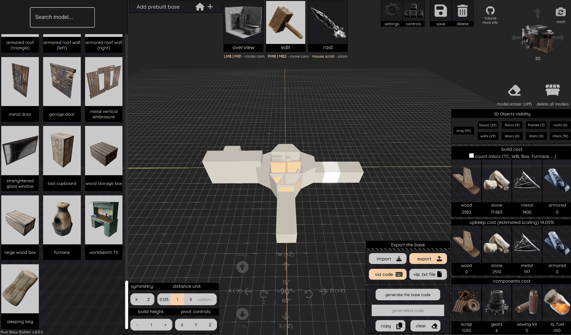 base builder rust