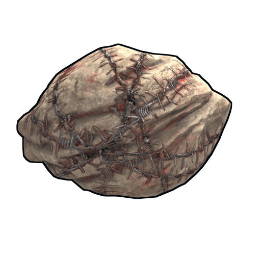 barb wire rock rust
