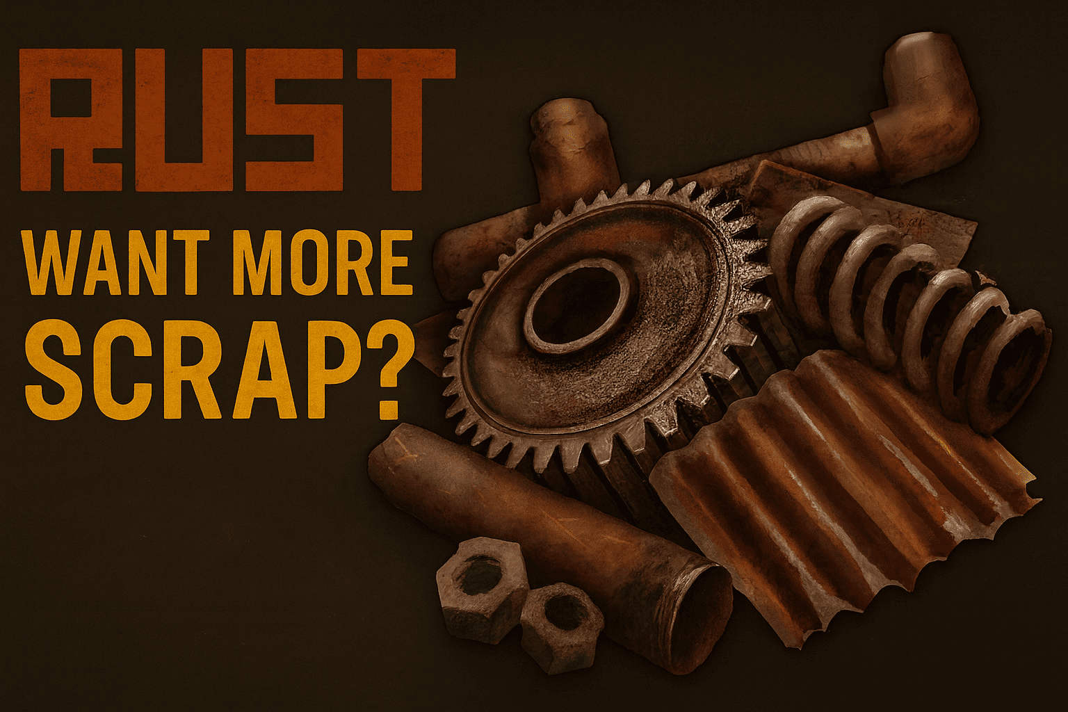 Best way to get scrap rust