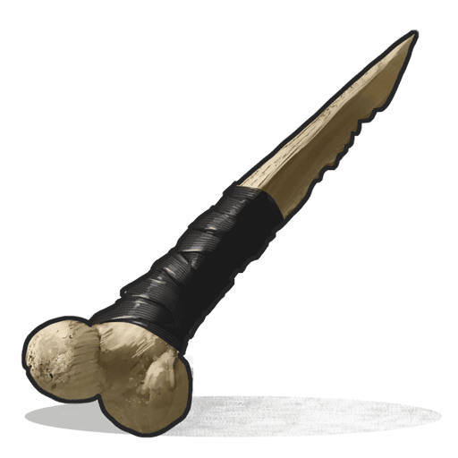 bone knife rust